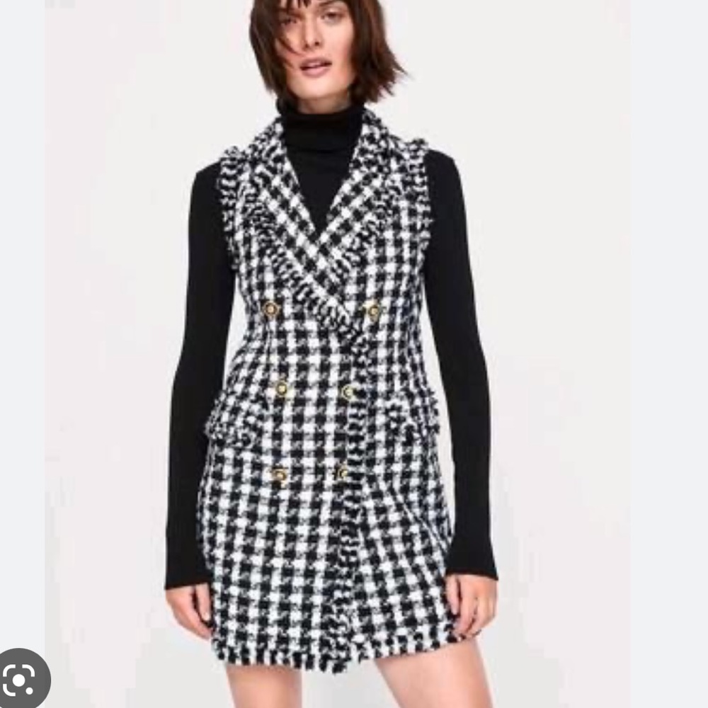 Zara tweed dress